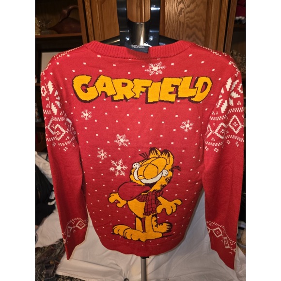 Garfield Christmas Sweater Size S. NWT. Holidays, Party Wear, Winterwear. - Picture 3 of 5